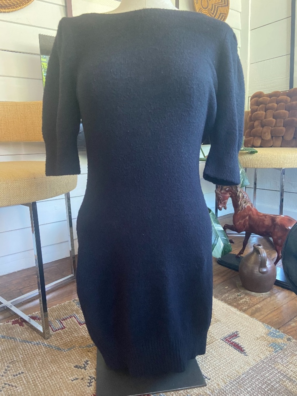Anthropologie Daily Practice Black Sweater Dress NWT